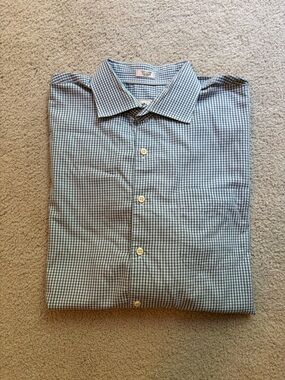 Peter Millar Button Down Dress Shirt Size XL
